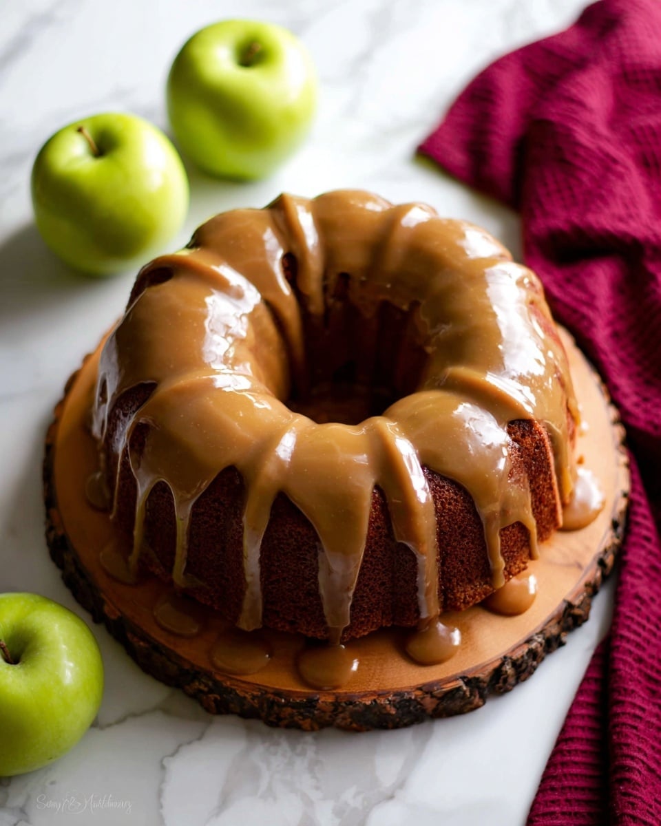 Glazed Apple Bundt Cake Recipe